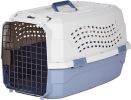 Sturdy Portable 2-Door Top-Load Hard-Sided Pet Travel Carrier with Secure Ventilation, Handle, Front Top Entry for Dogs, Cats, 22.8"L x 15"W x 13"H