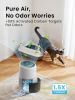 Pet Air Purifier up to 1500 Ft², Enhanced Activated Carbon & 360° Grille Air Intake for Hair Odor Dander Allergies, 5-Stage H13 True HEPA